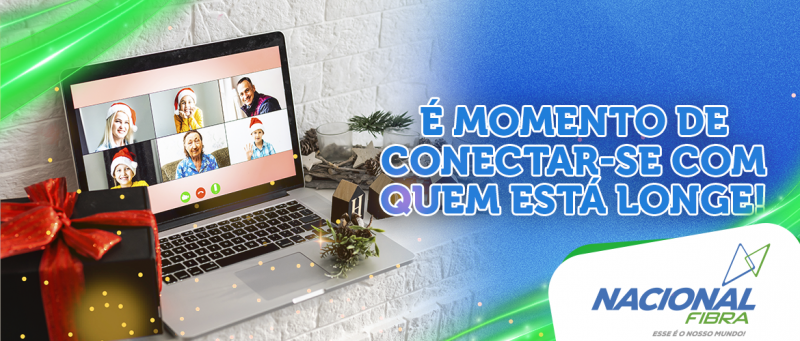 É momento de conectar-se com quem está longe!